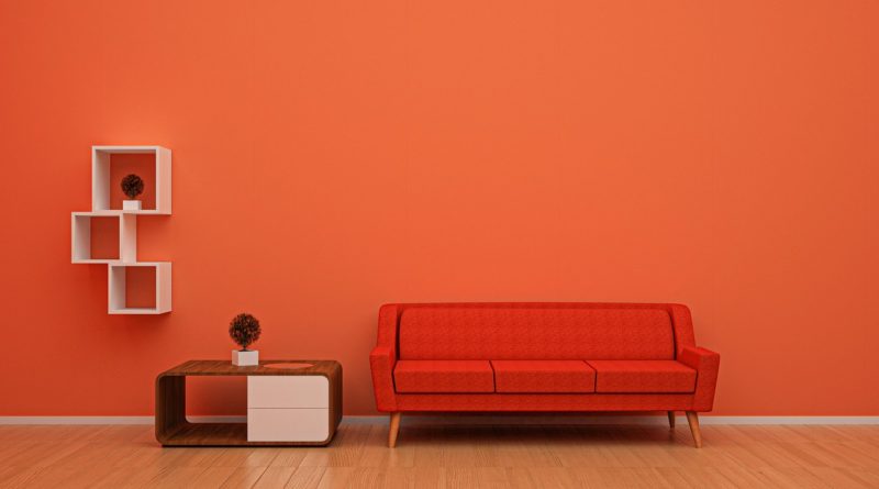 Sofa Orange Cushion Furniture Sofa  - CAMACHO03 / Pixabay