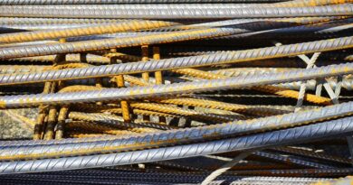 iron bars, reinforcing bars, structural steel, rusty, building material, construction site, stole, housebuilding, iron, reinforcing iron, new building, reinforced concrete, bent, material, welded wire mesh
